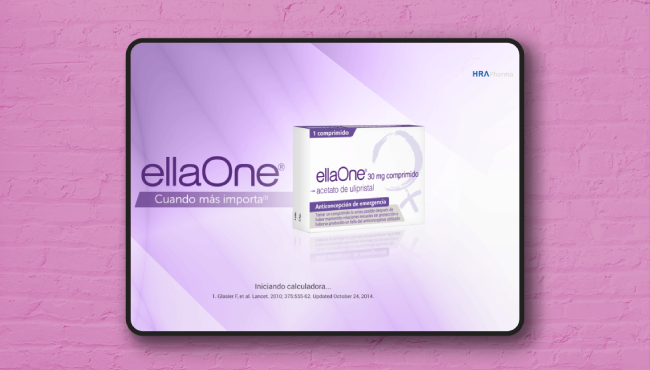 Diseño y aplicación Android de ellaOne, desarrollados por EENDA para HRA Pharma